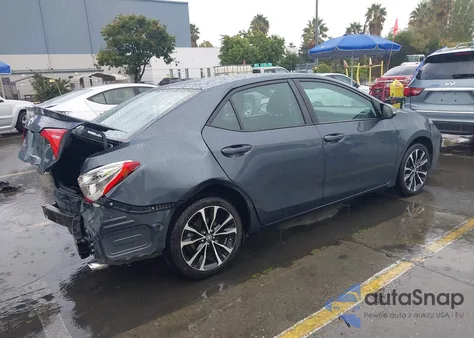 2018 Toyota Corolla Se z USA, uszkodzony, nr VIN 2T1BURHE2JC120097